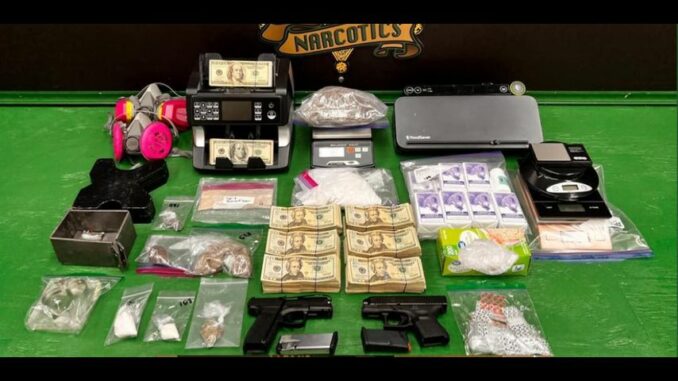 EBR Narcotics seizes pounds of opioids, guns, cash in drug bust