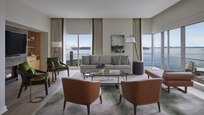 Presidential Suite at the Four Seasons Hotel Seattle