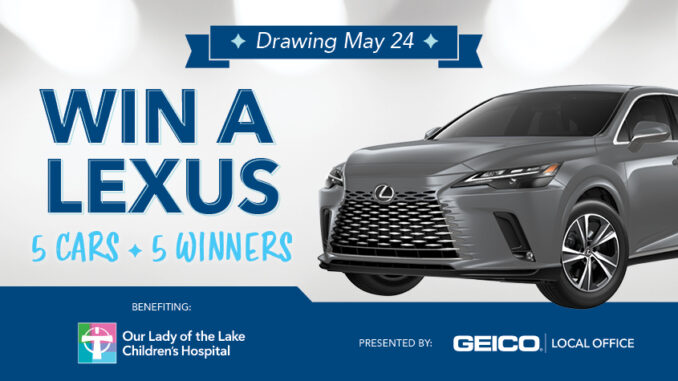 Here’s how to win one of five luxury vehicles from OLOL’s ‘Driving the Future’ giveaway