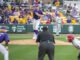 LSU baseball falls to Arkansas 5-4, will play in elimination game Friday against Texas A&M