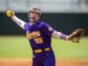LSU softball team shuts out UL to move one win away from super regional