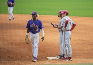 LSU will face Arkansas on Thursday in the third round of the SEC Baseball Tournament