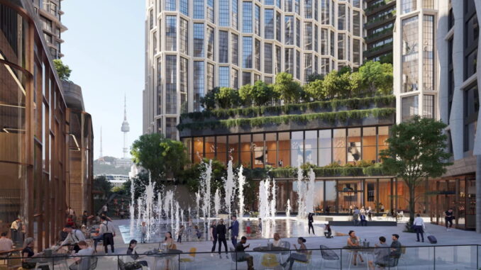 Rendering of the Rosewood Seoul Hotel
