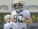 Saints TE Foster Moreau appreciative of return to hometown and football after cancer scare