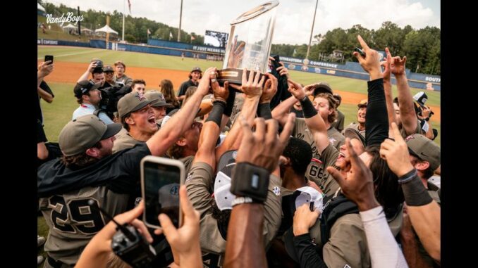 Vanderbilt claims 4th SEC tournament title with 10-4 win over Texas A&m