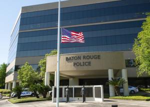 Baton Rouge Police headquarters after someone brings in explosive training equipment