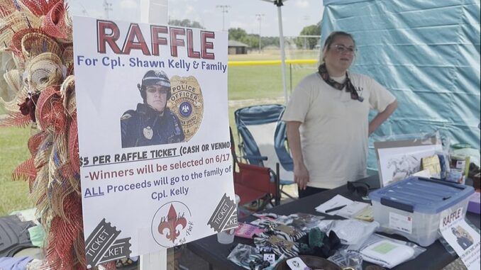 Blood drive, market benefits family of Denham Springs officer who died after stay in hospital