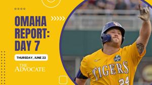 LSU is one win away from the College World Series finals; Thursday weather report; more