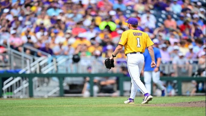 LSU takes big loss to Florida in game 2 of College World Series finals; Gators win 24-4
