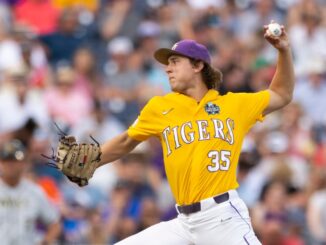 LSU tops No. 1 Wake Forest 5-2 to set up a rematch for a spot in the College World Series finals