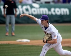 Thatcher Hurd enters in relief — then pitches LSU into the regional championship