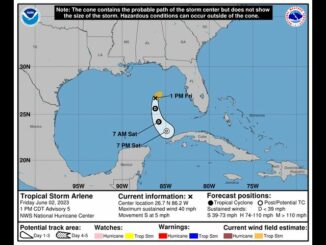 Tropical Storm Arlene forms on second day of hurricane season, poses no threat locally