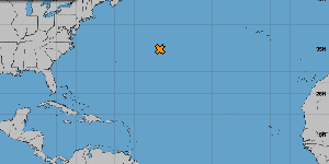 Atlantic disturbance east of Bermuda could form in the next two days, hurricane forecasters say