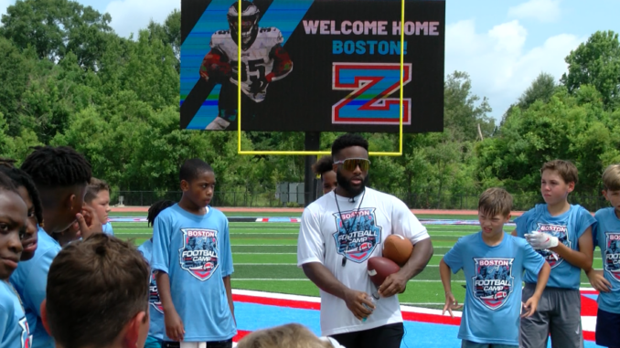 NFL running back, former Zachary High student returns for youth football camp