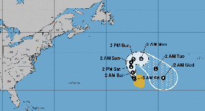 Subtropical Storm Don forms in the Atlantic, heads for cooler waters