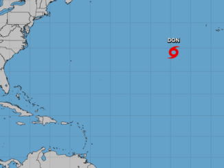 Tropical Storm Don gains some strength as new disturbance appears near Africa