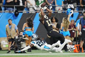Saints Chris Olave, Michael Thomas shine in win over Panthers: See notable numbers