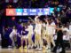 Fans storm court after LSU Men's Basketball beat Kentucky 75-74
